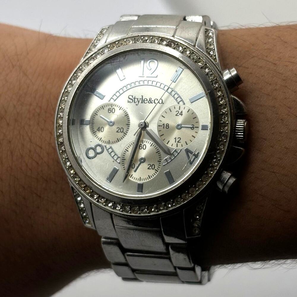 Silver Style&co Men's Watch